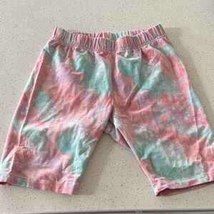 Lands' End Kids Pastel Tie-Dye Shorts